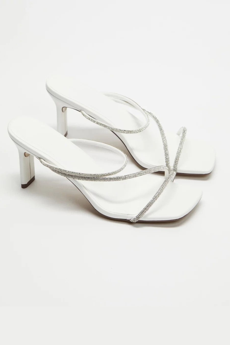 Femi Heels - White